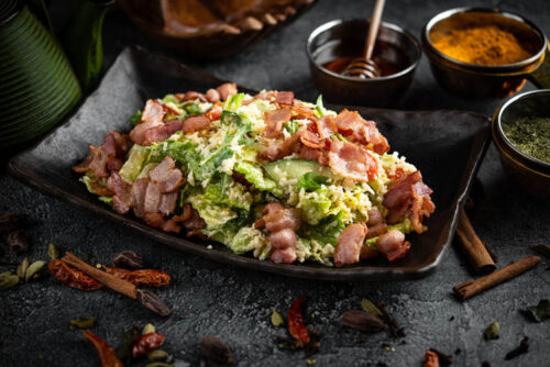 4. BACON & CHEESE SALAD