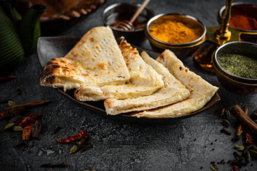 4. CHEESE AND GARLIC NAAN