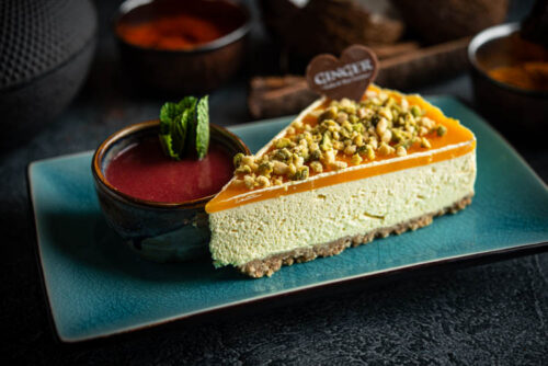 1. MANGO CHEESECAKE