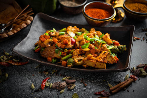 2. LOW FAT VEGETABLE WOK